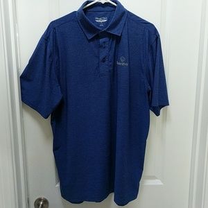 Straight Down golf polo